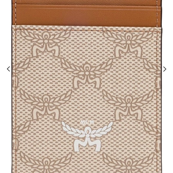 MCM Tan and Cream Card Holder - Picture 3 of 6